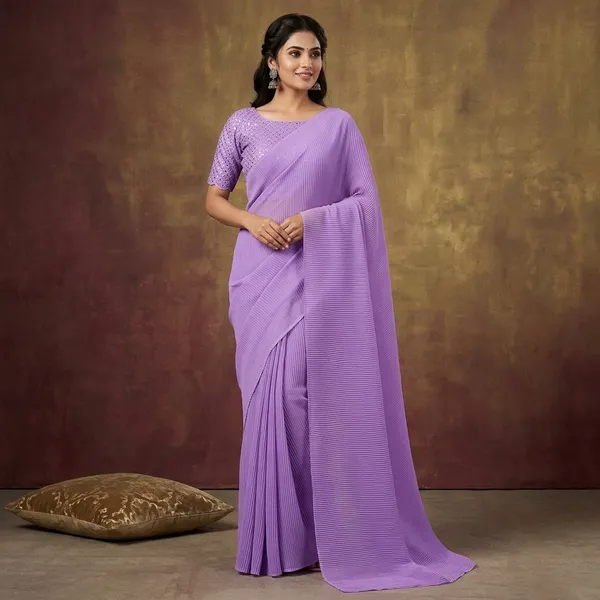 New_Premium_Trending_Stunning_Embroidered_Work_Designer_Saree_Black