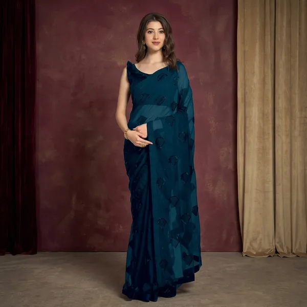 Kolva_Creation_Faux_Georgette_Sequence_Embroidered_Unstitched_Dress_Material_With_Stiched_Sharara_Wine