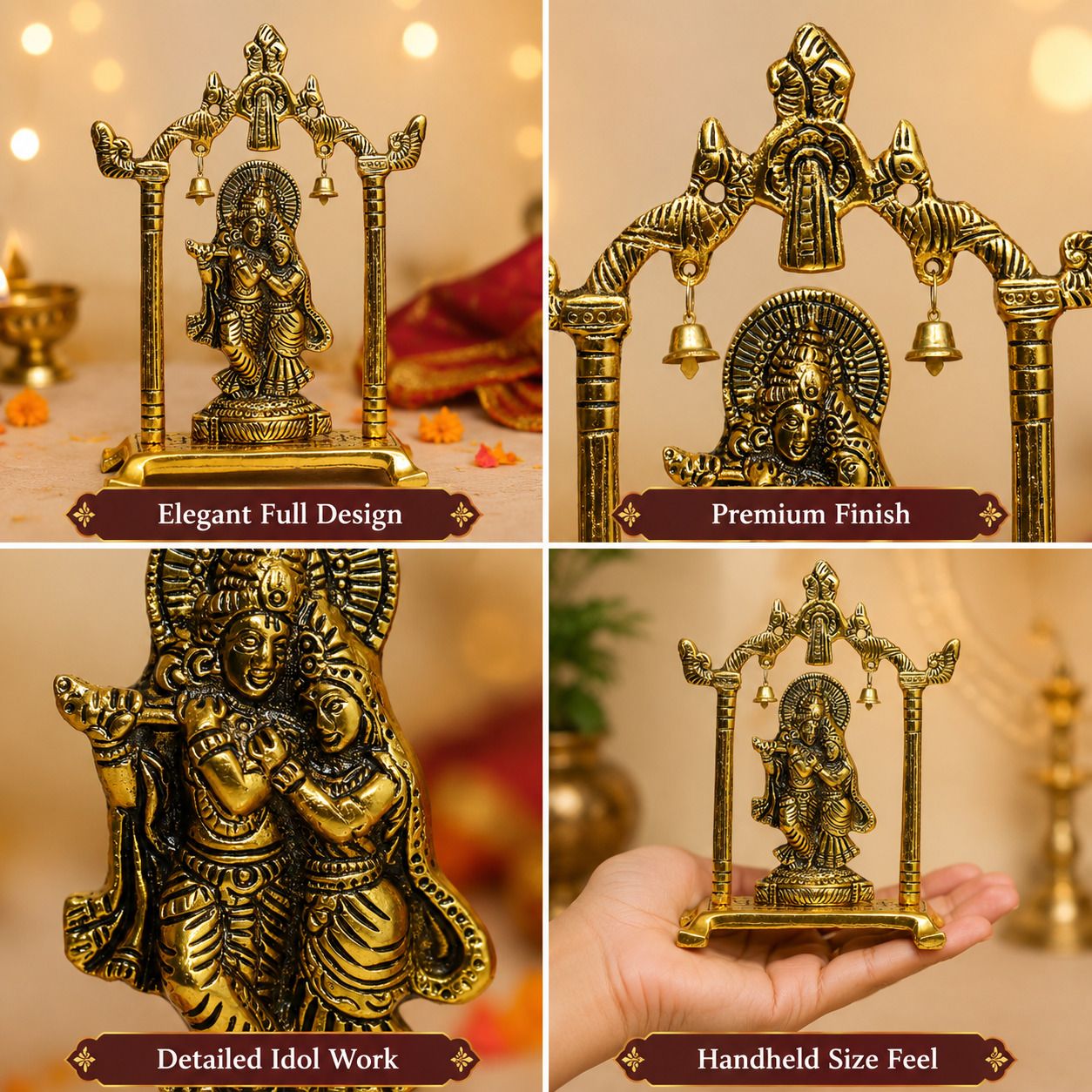 Chhariya_Crafts_Bhaiya_Bhabhi_Bhaiya_Bhabhi_Rakhi_Combo_Gift_Set_1_Metal_Radha_Krishna_Idol_Plying_With_Flute,_Chawal_Roli_Pack,_1_Designer_Lumba_Rakhi_For_Bhabhi,_1_Designer_Rakhi_For_Bhaiya_Brother,_2_Extra_Rakhi_)_Assorted,_Gold_Finish,_Kundan,_Pearl,_Plastic_(PVC),_Zardosi_Rakhi,_Showpiece,_Chawal_Roli_Pack__Set_(1_Metal_Radha_Krishna_Idol_Plying_With_Flute,_Chawal_Roli_Pack,_1_Designer_Lumba_Rakhi_For_Bhabhi,_1_Designer_Rakhi_For_Bhaiya_Brother,_2_Extra_Rakhi_))