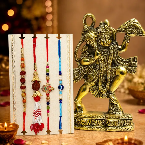 Chhariya_Crafts_Bhaiya_Bhabhi_Bhaiya_Bhabhi_Rakhi_Combo_Gift_Set_Assorted,_Gold_Finish,_Pearl,_Plastic_(PVC),_Kundan_Rakhi,_Chawal_Roli_Pack,_Showpiece__Set_(1_Metal_Hanuman_Ji_Murti_For_Gift,_Chawal_Roli_Pack,_1_Designer_Lumba_Rakhi_For_Bhabhi,_1_Designer_Rakhi_For_Bhaiya_Brother,_2_Extra_Rakhi_))