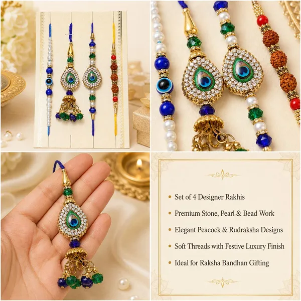Chhariya_Crafts_Bhaiya_Bhabhi_Bhaiya_Bhabhi_Rakhi_Combo_Gift_Set_Assorted,_Gold_Finish,_Pearl,_Plastic_(PVC),_Kundan_Rakhi,_Showpiece,_Chawal_Roli_Pack__Set_(1_Metal_Krisna_Sihasan,_Chawal_Roli_Pack,_1_Designer_Lumba_Rakhi_For_Bhabhi,_1_Designer_Rakhi_For_Bhaiya_Brother,_2_Extra_Rakhi_))