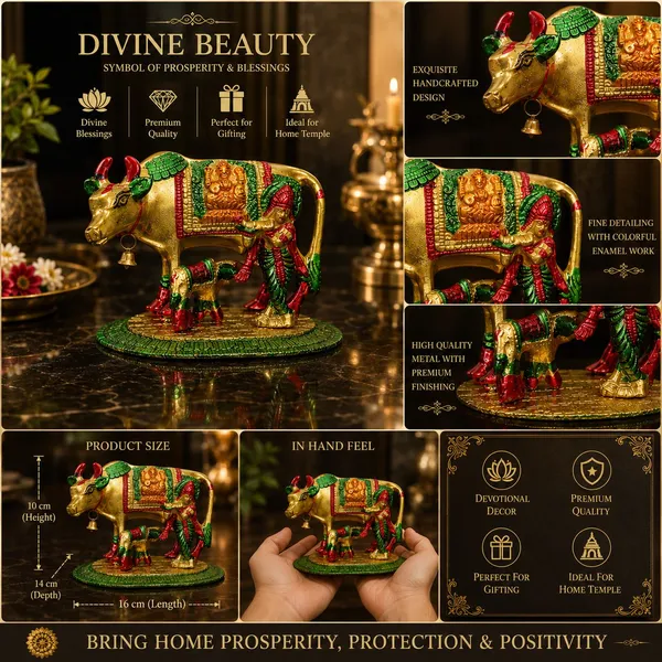 Chhariya_Crafts_Bhaiya_Bhabhi_Rakhi_Combo_Set_1_Cow_With_Calf,_Chawal_Roli_Pack,_1_Designer_Lumba,_3_Rakhi_Assorted,_Gold,_Gold_Finish,_Jute,_Kundan,_Mauli_Thread,_Pearl,_Yarn_Rakhi,_Showpiece,_Chawal_Roli_Pack,_Lumba__Set_(1_Cow_With_Calf_And_Krishna,Chawal_Roli_Pack,_1_Designer_Lumba,_3_Rakhi)