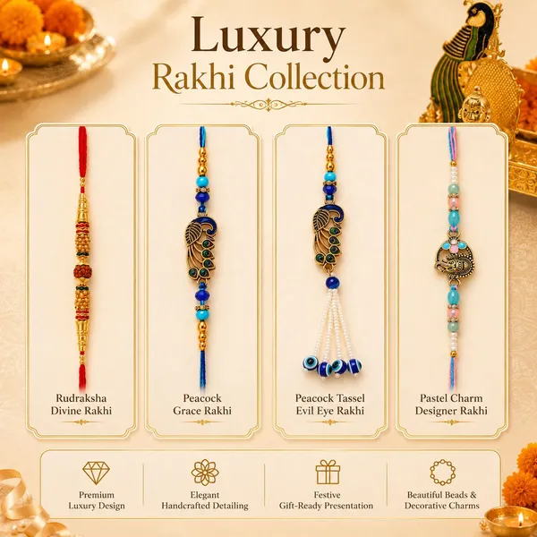 Chhariya_Crafts_Bhaiya_Bhabhi_Rakhi_Combo_Set_1_Krishna,_Chawal_Roli_Pack,_1_Designer_Lumba,_3_Rakhi_Assorted,_Gold,_Gold_Finish,_Jute,_Kundan,_Mauli_Thread,_Pearl,_Yarn_Rakhi,_Chawal_Roli_Pack,_Showpiece__Set_(1_Krishna_Idol,Chawal_Roli_Pack,_1_Designer_Lumba,_3_Rakhi)