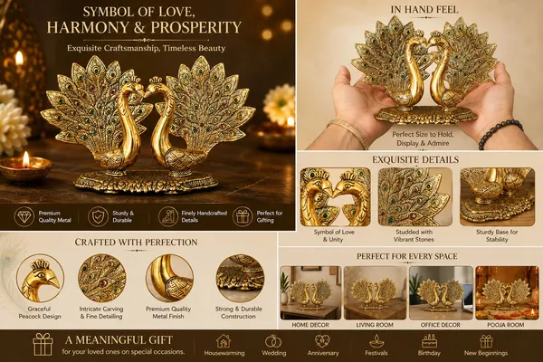 Chhariya_Crafts_Bhaiya_Bhabhi_Rakhi_Combo_Set_1_Peacock_Pair,_Chawal_Roli_Pack,_1_Designer_Lumba,_3_Rakhi_Assorted,_Gold,_Gold_Finish,_Jute,_Kundan,_Mauli_Thread,_Pearl,_Yarn_Rakhi,_Chawal_Roli_Pack,_Showpiece__Set_(1_Peacock_Pair,_1_Chawal_Roli_Pack,_1_Designer_Lumba,_3_Rakhi)