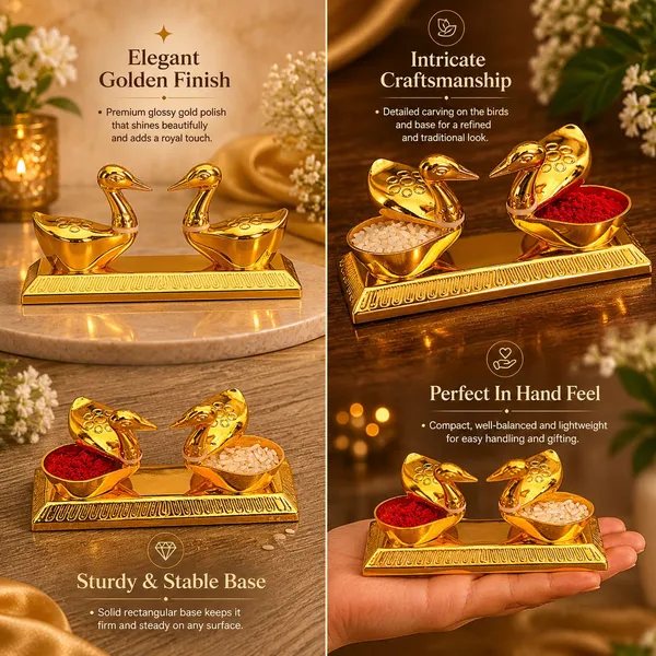 Chhariya_Crafts_Bhaiya_Bhabhi_Rakhi_Combo_Set_1_Kissing_Duck,_Chawal_Roli_Pack,_1_Designer_Lumba,_3_Rakhi_Assorted,_Gold,_Gold_Finish,_Jute,_Kundan,_Mauli_Thread,_Pearl,_Zardosi_Rakhi,_Showpiece,_Chawal_Roli_Pack__Set_(1_Kissing_Duck,_Chawal_Roli_Pack,_1_Designer_Lumba,_3_Rakhi)