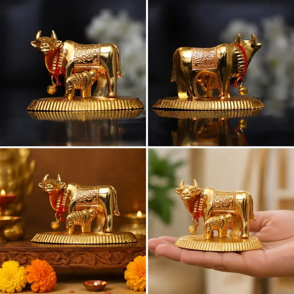 Chhariya_Crafts_Bhaiya_Bhabhi_Rakhi_Combo_Set_1_Kamdhenu_Cow,_Chawal_Roli_Pack,_1_Designer_Lumba,_3_Rakhi_Assorted,_Gold,_Gold_Finish,_Jute,_Kundan,_Mauli_Thread,_Pearl,_Zardosi_Rakhi,_Showpiece,_Diya__Set_(1_Kamdhenu_Cow,_Chawal_Roli_Pack,_1_Designer_Lumba,_3_Rakhi)