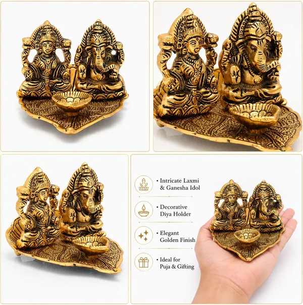 Chhariya_Crafts_Bhaiya_Bhabhi_Rakhi_Combo_Set_1_Laxmi_Ganesha_,_Chawal_Roli_Pack,_1_Designer_Lumba,_3_Rakhi_Assorted,_Gold,_Gold_Finish,_Jute,_Kundan,_Mauli_Thread,_Pearl,_Zardosi_Rakhi,_Showpiece,_Diya,_Chawal_Roli_Pack__Set_(1_Laxmi_Ganesh_On_Leaf,_Chawal_Roli_Pack,_1_Designer_Lumba,_3_Rakhi)