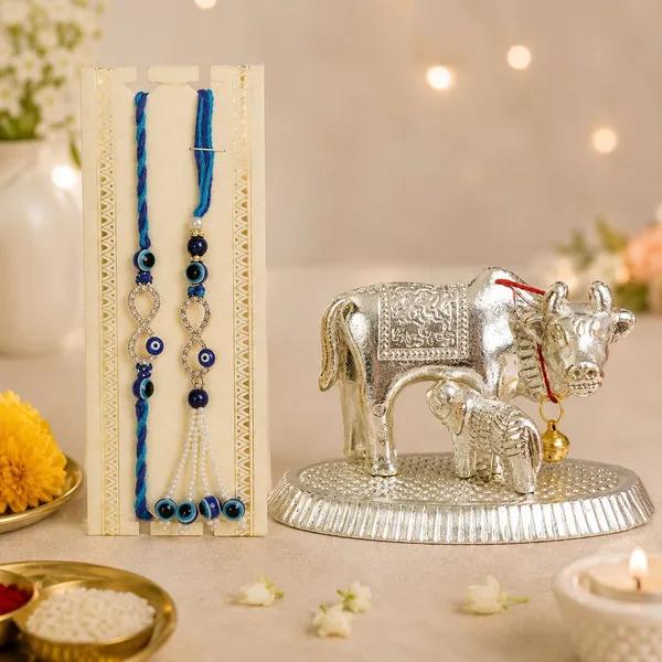Chhariya_Crafts_Bhaiya_Bhabhi_Bhaiya_Bhabhi_Rakhi_Combo_Gift_Set_Assorted,_Gold,_Gold_Finish,_Jute,_Kundan,_Mauli_Thread,_Pearl,_Yarn_Rakhi,_Chawal_Roli_Pack,_Showpiece__Set_(1_Cow_Statue,_1_Chawal_Roli_Pack,_1_Designer_Lumba,_1_Designer_Rakhi)