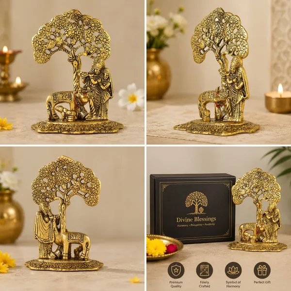 Chhariya_Crafts_Bhaiya_Bhabhi_Bhaiya_Bhabhi_Rakhi_Combo_Gift_Set_Assorted,_Gold,_Gold_Finish,_Jute,_Kundan,_Mauli_Thread,_Pearl,_Yarn_Rakhi,_Chawal_Roli_Pack,_Showpiece,_Lumba__Set_(1_Radha_Krishna_Idol,_1_Chawal_Roli_Pack,_1_Designer_Lumba,_1_Designer_Rakhi)