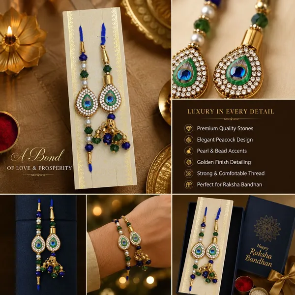 Chhariya_Crafts_Bhaiya_Bhabhi_Bhaiya_Bhabhi_Rakhi_Combo_Gift_Set_Assorted,_Gold,_Gold_Finish,_Jute,_Kundan,_Mauli_Thread,_Pearl,_Yarn_Rakhi,_Chawal_Roli_Pack,_Showpiece__Set_(1_Ganesh_Ji_Jhula,_1_Chawal_Roli_Pack,_1_Designer_Lumba,_1_Designer_Rakhi)