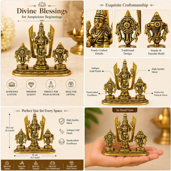 Chhariya_Crafts_Bhaiya_Bhabhi_Bhaiya_Bhabhi_Rakhi_Combo_Gift_Set_Assorted,_Gold,_Gold_Finish,_Jute,_Kundan,_Mauli_Thread,_Pearl,_Yarn_Rakhi,_Chawal_Roli_Pack,_Showpiece__Set_(1_Tirupati_Balaji,_1_Chawal_Roli_Pack,_1_Designer_Lumba,_1_Designer_Rakhi)