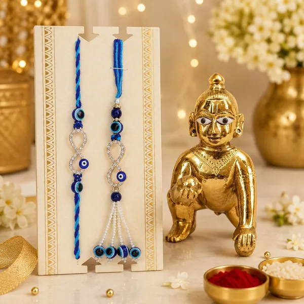 Chhariya_Crafts_Bhaiya_Bhabhi_Bhaiya_Bhabhi_Rakhi_Combo_Gift_Set_Assorted,_Gold,_Gold_Finish,_Jute,_Kundan,_Mauli_Thread,_Pearl,_Yarn_Rakhi,_Chawal_Roli_Pack,_Showpiece,_Lumba__Set_(1_Laddu_Gopal_Ji_Murti,_1_Chawal_Roli_Pack,_1_Designer_Lumba,_1_Designer_Rakhi)