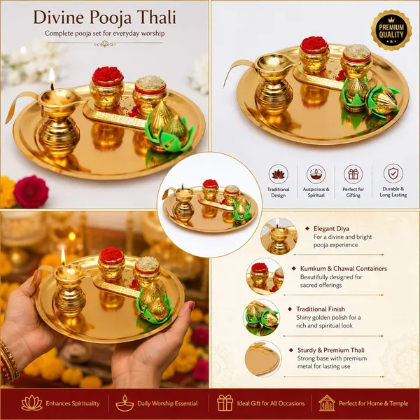 Chhariya_Crafts_Bhaiya_Bhabhi_Rakhi_Combo_Set_1_Pooja_Thali,_1_Chawal_Roli_Pack,_1_Designer_Lumba,_1_Rakhi_Assorted,_Gold,_Gold_Finish,_Jute,_Kundan,_Mauli_Thread,_Pearl,_Yarn_Thali,_Rakhi,_Showpiece,_Chawal_Roli_Pack__Set_(1_Thali,_1_Kumkum_box,_1_Diya,_1_Chawal_Roli_Pack,_1_Designer_Lumba,_1_Rakhi)