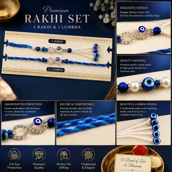 Chhariya_Crafts_Bhaiya_Bhabhi_Rakhi_Combo_Set_1_Pooja_Thali,_1_Chawal_Roli_Pack,_1_Designer_Lumba,_1_Rakhi_Assorted,_Gold,_Gold_Finish,_Jute,_Kundan,_Mauli_Thread,_Pearl,_Yarn_Thali,_Rakhi,_Showpiece,_Chawal_Roli_Pack__Set_(1_Thali,_1_Kumkum_box,_1_Diya,_1_Chawal_Roli_Pack,_1_Designer_Lumba,_1_Rakhi)