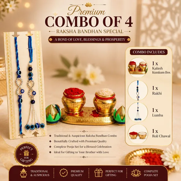 Chhariya_Crafts_Bhaiya_Bhabhi_Bhaiya_Bhabhi_Rakhi_Combo_Gift_Set_Assorted,_Gold,_Gold_Finish,_Jute,_Kundan,_Mauli_Thread,_Pearl,_Yarn_Rakhi,_Chawal_Roli_Pack,_Showpiece__Set_(1_Kalash_KumKum_Box,_1_Chawal_Roli_Pack,_1_Designer_Lumba,_1_Designer_Rakhi)