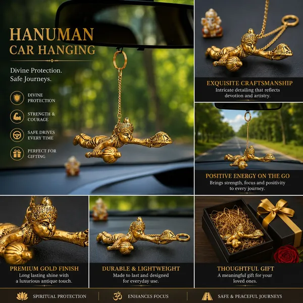 Chhariya_Crafts_Bhaiya_Bhabhi_Bhaiya_Bhabhi_Rakhi_Combo_Gift_Set_Assorted,_Gold,_Gold_Finish,_Jute,_Kundan,_Mauli_Thread,_Pearl,_Yarn_Rakhi,_Chawal_Roli_Pack,_Showpiece__Set_(1_Flying_Hanuman_Idol,_1_Chawal_Roli_Pack,_1_Designer_Lumba,_1_Designer_Rakhi)