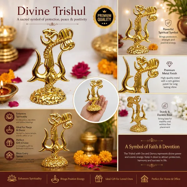 Chhariya_Crafts_Bhaiya_Bhabhi_Bhaiya_Bhabhi_Rakhi_Combo_Gift_Set_Assorted,_Gold,_Gold_Finish,_Jute,_Kundan,_Mauli_Thread,_Pearl,_Yarn_Rakhi,_Chawal_Roli_Pack,_Showpiece__Set_(1_Trisul_Om_Idol,_1_Chawal_Roli_Pack,_1_Designer_Lumba,_1_Designer_Rakhi)