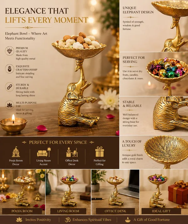 Chhariya_Crafts_Bhaiya_Bhabhi_Bhaiya_Bhabhi_Rakhi_Combo_Gift_Set_Assorted,_Gold,_Gold_Finish,_Jute,_Kundan,_Mauli_Thread,_Pearl,_Yarn_Rakhi,_Chawal_Roli_Pack,_Showpiece__Set_(1_Elephant_Bowl_,_1_Chawal_Roli_Pack,_1_Designer_Lumba,_1_Designer_Rakhi)