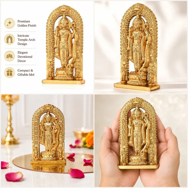 Chhariya_Crafts_Bhaiya_Bhabhi_Rakhi_Combo_Gift_Set_1_RamLalla,_Chawal_Roli_Pack,_1_Designer_Lumba,_3_Rakhi_Assorted,_Gold_Finish,_Kundan,_Pearl,_Plastic_(PVC),_Mauli_Thread_Rakhi,_Chawal_Roli_Pack,_Showpiece__Set_(1_Metal_Ram_Lalla_Idol,_Chawal_Roli_Pack,_1_Designer_Lumba,_3_Rakhi)