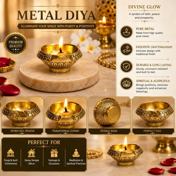 Chhariya_Crafts_Bhaiya_Bhabhi_Bhaiya_Bhabhi_Rakhi_Combo_Gift_Set_Assorted,_Gold_Finish,_Jute,_Pearl,_Plastic_(PVC),_Zardosi_Rakhi,_Showpiece,_Lumba,_Chawal_Roli_Pack__Set_(1_Metal_Diya,_1_Chawal_Roli_Pack,_1_Designer_Lumba,_3_Designer_Rakhi)