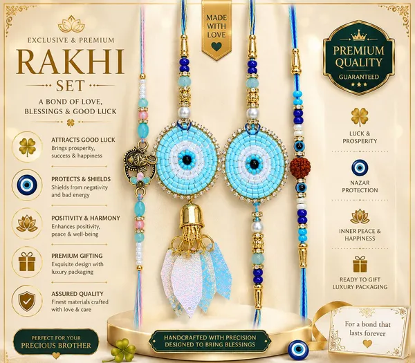 Chhariya_Crafts_Bhaiya_Bhabhi_Bhaiya_Bhabhi_Rakhi_Combo_Gift_Set_Assorted,_Gold_Finish,_Jute,_Pearl,_Plastic_(PVC),_Zardosi_Rakhi,_Showpiece,_Lumba,_Chawal_Roli_Pack__Set_(1_Metal_Laddugopal_Showpieces,_1_Chawal_Roli_Pack,_1_Designer_Lumba,_3_Designer_Rakhi)