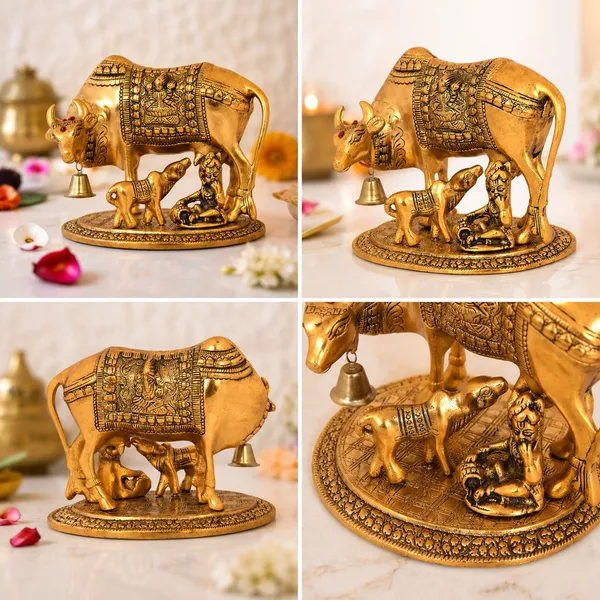 Chhariya_Crafts_Bhaiya_Bhabhi_Bhaiya_Bhabhi_Rakhi_Combo_Gift_Set_Assorted,_Gold_Finish,_Jute,_Pearl,_Plastic_(PVC),_Zardosi_Rakhi,_Showpiece,_Lumba,_Chawal_Roli_Pack__Set_(1_Metal_Kamdhenu_Cow_Showpiece,_1_Chawal_Roli_Pack,_1_Designer_Lumba,_3_Designer_Rakhi)