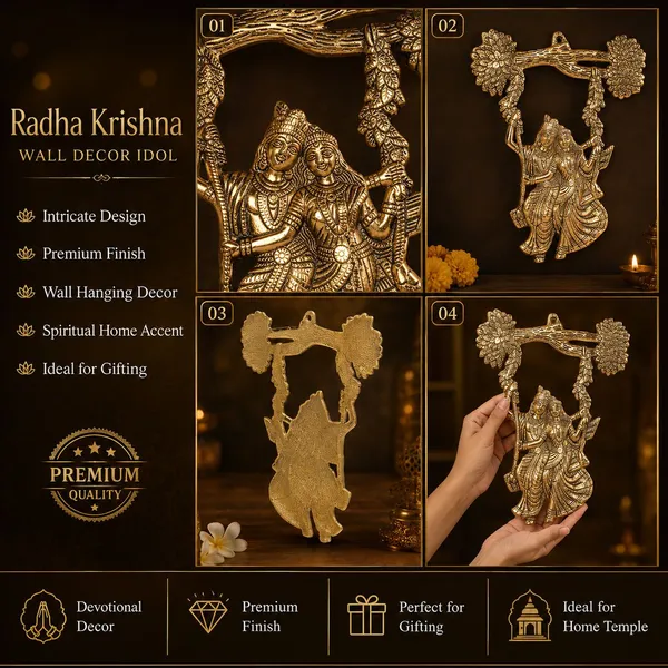 Chhariya_Crafts_Designer_Bhaiya_Bhabhi_Rakhi_Combo_Gift_Set_Assorted,_Gold_Finish,_Jute,_Pearl,_Plastic_(PVC),_Zardosi_Rakhi,_Showpiece,_Lumba,_Chawal_Roli_Pack__Set_(1_Radha_Krishna_Murti,_1_Chawal_Roli_Pack,_1_Designer_Lumba,_3_Designer_Rakhi)