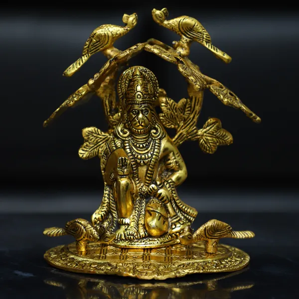Chhariya_Crafts_Designer_Bhaiya_Bhabhi_Rakhi_Combo_Gift_Set_Assorted,_Gold_Finish,_Jute,_Pearl,_Plastic_(PVC),_Zardosi_Rakhi,_Showpiece,_Lumba,_Chawal_Roli_Pack__Set_(1_Metal_Hanuman_Idol,_1_Chawal_Roli_Pack,_1_Designer_Lumba,_3_Designer_Rakhi)