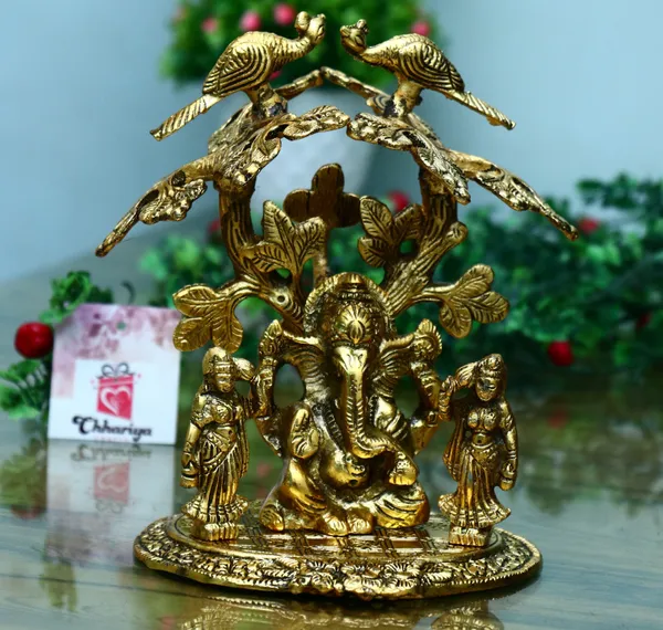 Chhariya_Crafts_Designer_Bhaiya_Bhabhi_Rakhi_Combo_Gift_Set_Assorted,_Gold_Finish,_Jute,_Pearl,_Plastic_(PVC),_Zardosi_Rakhi,_Showpiece,_Lumba,_Chawal_Roli_Pack__Set_(1_Metal_Ganesh_Murti,_1_Chawal_Roli_Pack,_1_Designer_Lumba,_3_Designer_Rakhi)