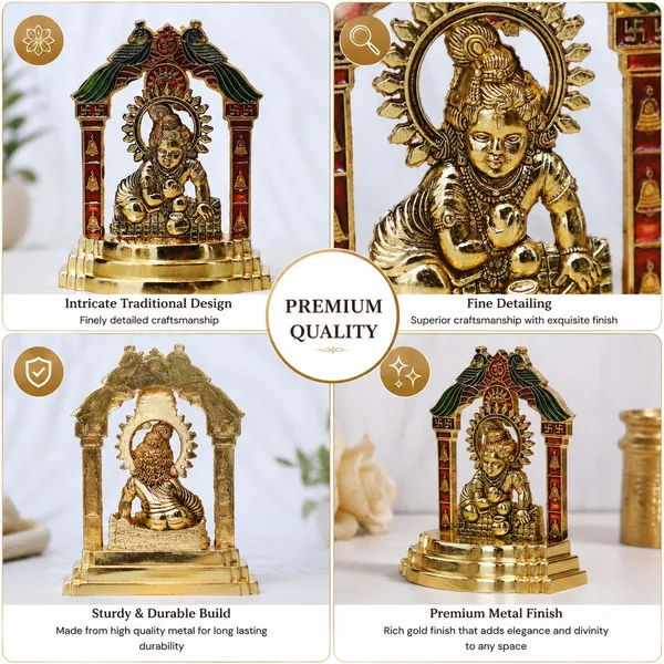 Chhariya_Crafts_Bhaiya_Bhabhi_Bhaiya_Bhabhi_Rakhi_Combo_Gift_Set_Assorted,_Gold_Finish,_Jute,_Plastic_(PVC),_Zardosi_Rakhi,_Showpiece,_Lumba,_Chawal_Roli_Pack__Set_(1_Metal_Krishna_Idol,_1_Chawal_Roli_Pack,_1_Designer_Lumba,_3_Designer_Rakhi)