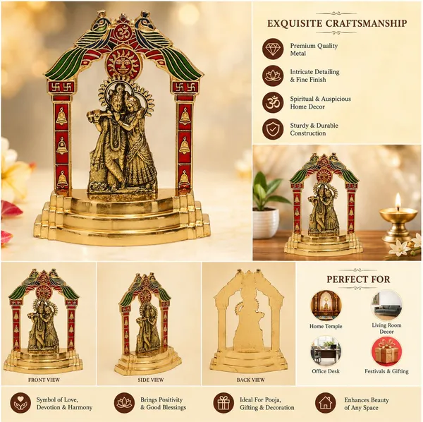 Chhariya_Crafts_Bhaiya_Bhabhi_Bhaiya_Bhabhi_Rakhi_Combo_Gift_Set_Gold_Finish,_Jute,_Pearl,_Plastic_(PVC),_Zardosi_Rakhi,_Showpiece,_Lumba,_Chawal_Roli_Pack__Set_(1_Radha_Krishna_Idol,_1_Chawal_Roli_Pack,_1_Designer_Lumba,_3_Designer_Rakhi)