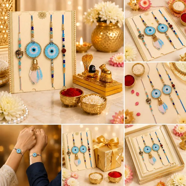 Chhariya_Crafts_Bhaiya_Bhabhi_Bhaiya_Bhabhi_Rakhi_Combo_Gift_Set_Assorted,_Gold_Finish,_Jute,_Pearl,_Plastic_(PVC),_Zardosi_Rakhi,_Showpiece,_Lumba,_Chawal_Roli_Pack__Set_(1_Metal_Mahadev_Idol,_1_Chawal_Roli_Pack,_1_Designer_Lumba,_3_Designer_Rakhi)
