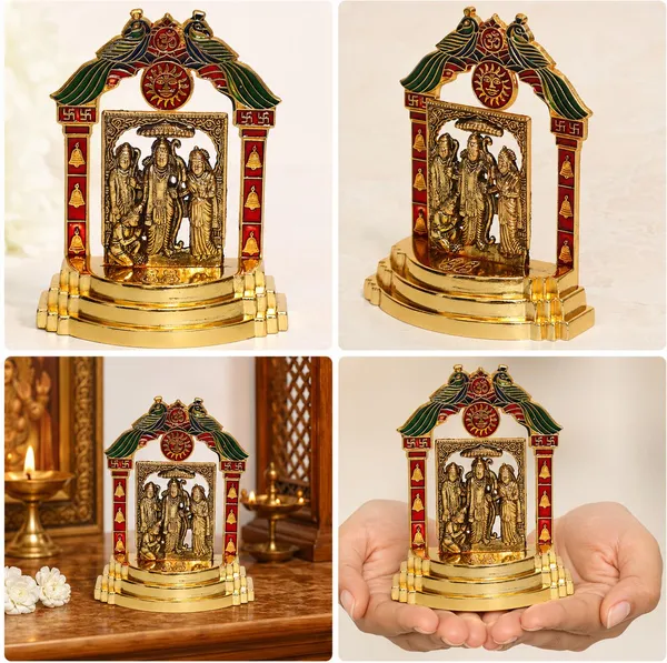 Chhariya_Crafts_Bhaiya_Bhabhi_Bhaiya_Bhabhi_Rakhi_Combo_Gift_Set_Assorted,_Gold_Finish,_Jute,_Pearl,_Plastic_(PVC),_Zardosi_Rakhi,_Showpiece,_Lumba,_Chawal_Roli_Pack__Set_(1_Metal_Ram_Darbar_Murti,_1_Chawal_Roli_Pack,_1_Designer_Lumba,_3_Designer_Rakhi)