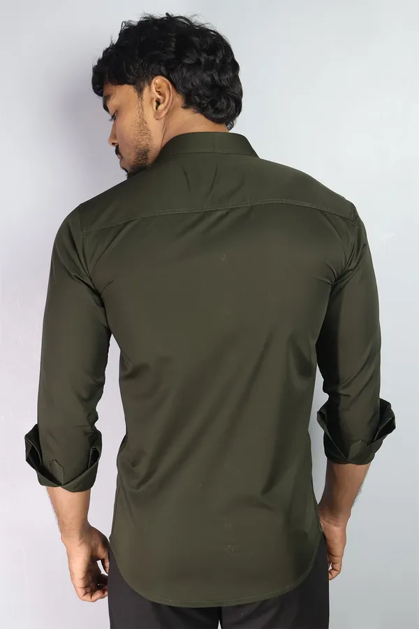 Mehandi_Slim_Fit_Premium_Casual_Shirt_For_Men