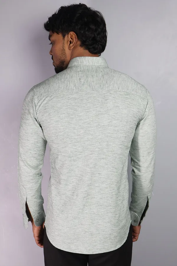 Green_Slim_Fit_Premium_Casual_Shirt_For_Men