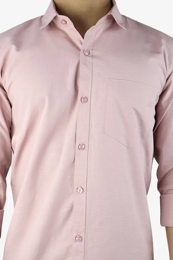 Peach_Slim_Fit_Premium_Casual_Shirt_For_Men