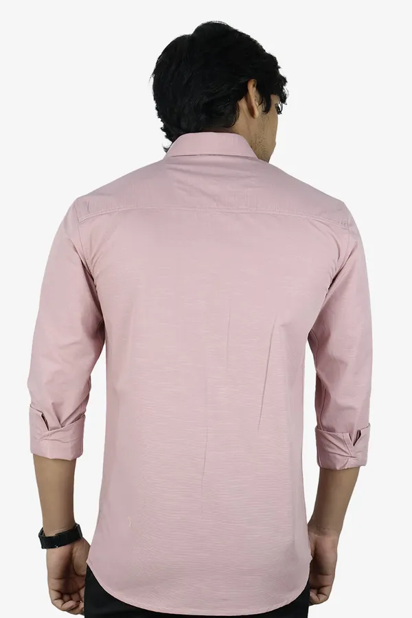 Peach_Slim_Fit_Premium_Casual_Shirt_For_Men