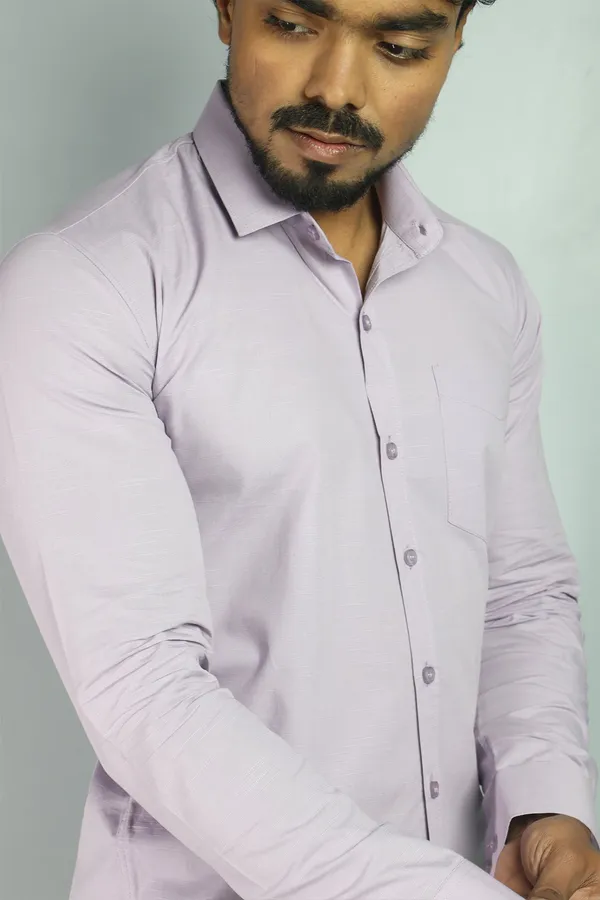 Light_Lavender_Slim_Fit_Premium_Casual_Shirt_For_Men