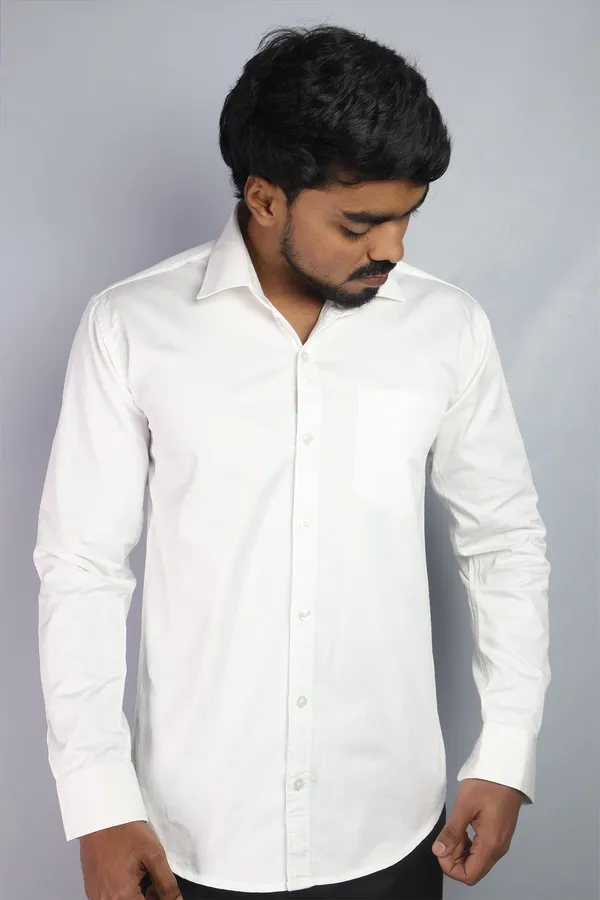 White_Slim_Fit_Premium_Casual_Shirt_For_Men