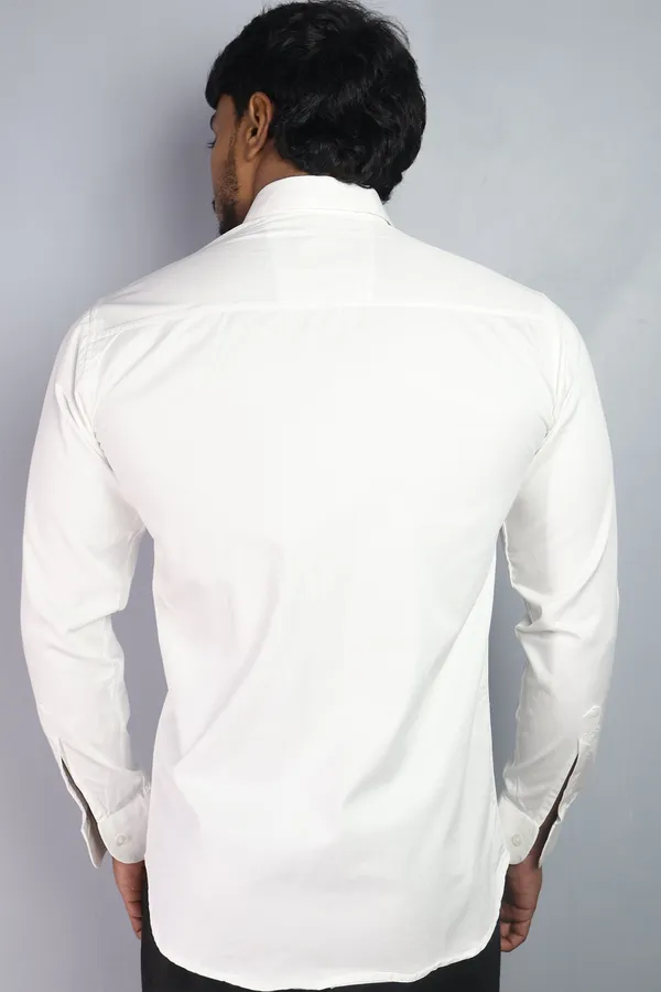 White_Slim_Fit_Premium_Casual_Shirt_For_Men