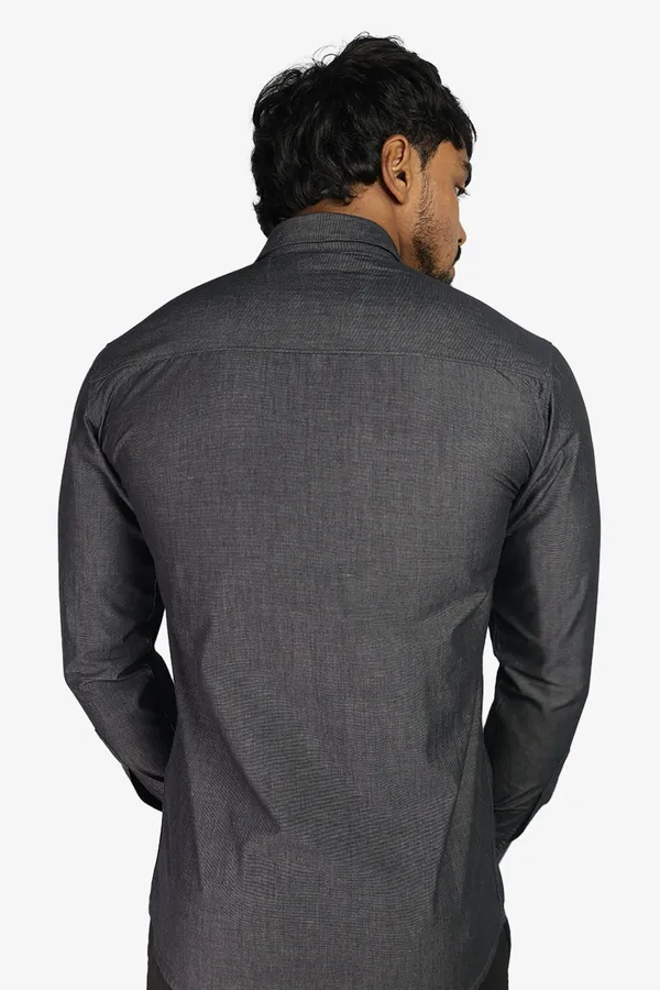 Dark_Grey_Slim_Fit_Premium_Casual_Shirt_For_Men