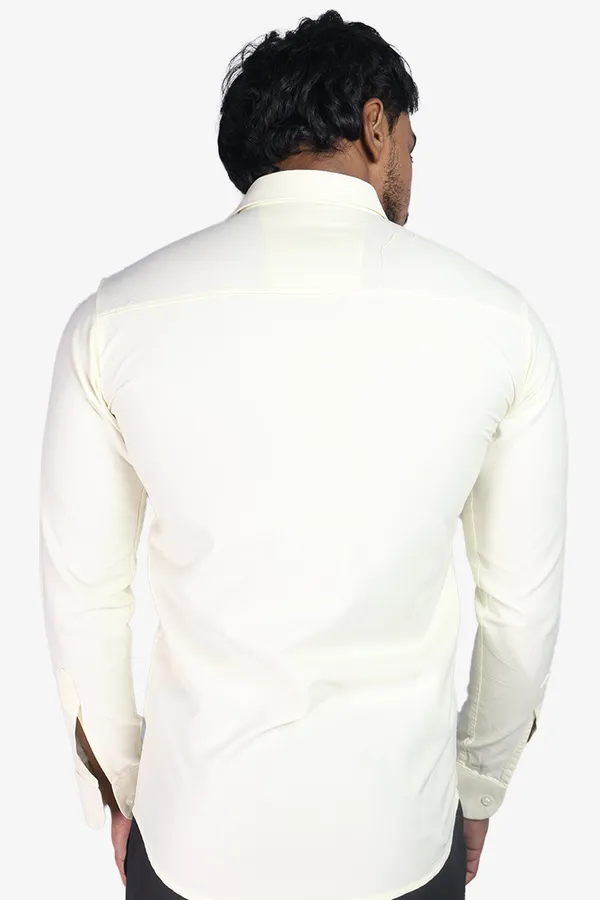 Yellow_Slim_Fit_Premium_Casual_Shirt_For_Men