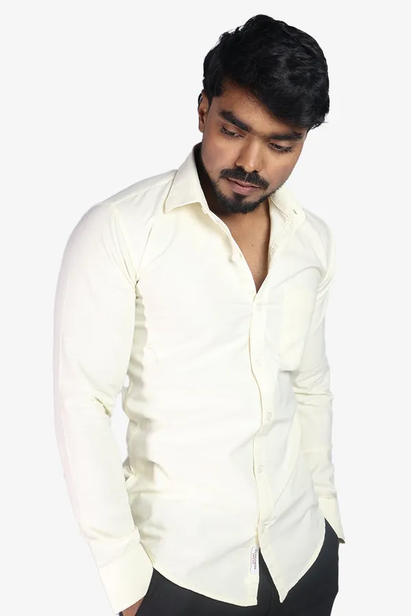 Yellow_Slim_Fit_Premium_Casual_Shirt_For_Men