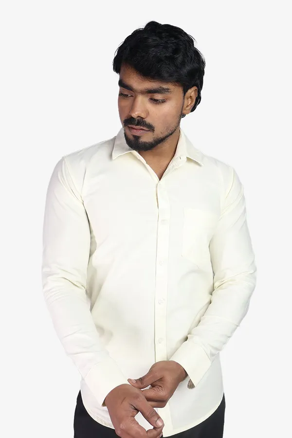 Yellow_Slim_Fit_Premium_Casual_Shirt_For_Men