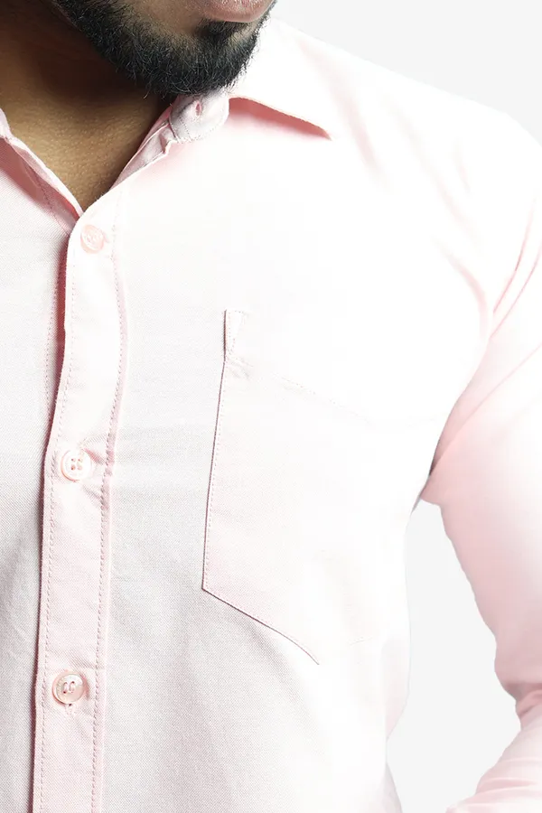 Peach_Slim_Fit_Premium_Casual_Shirt_For_Men