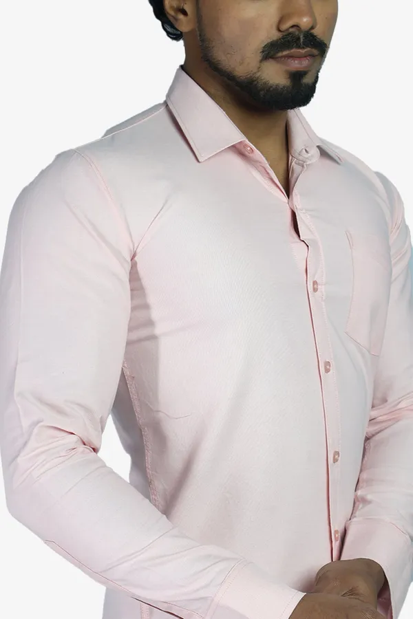 Peach_Slim_Fit_Premium_Casual_Shirt_For_Men