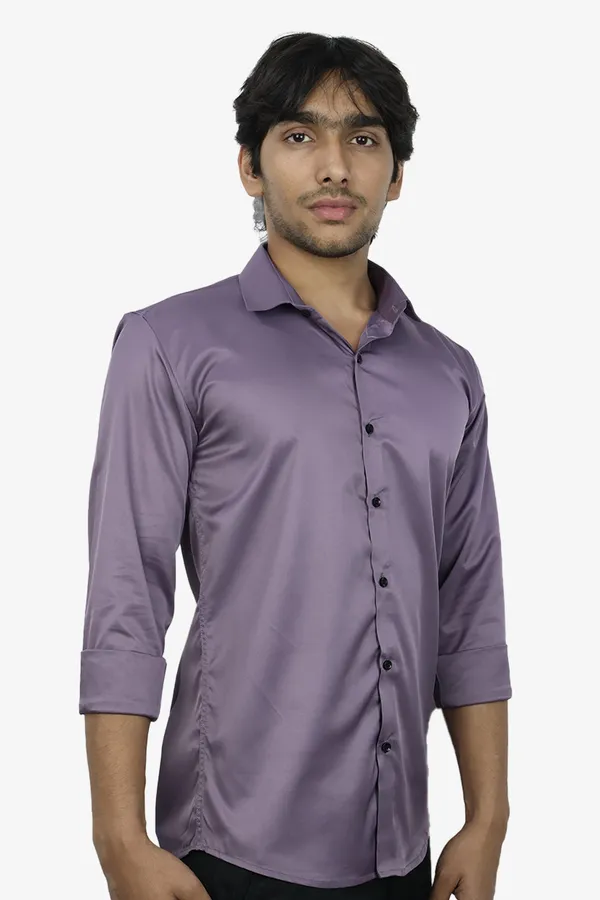 Lavender_Slim_Fit_Premium_Casual_Shirt_For_Men