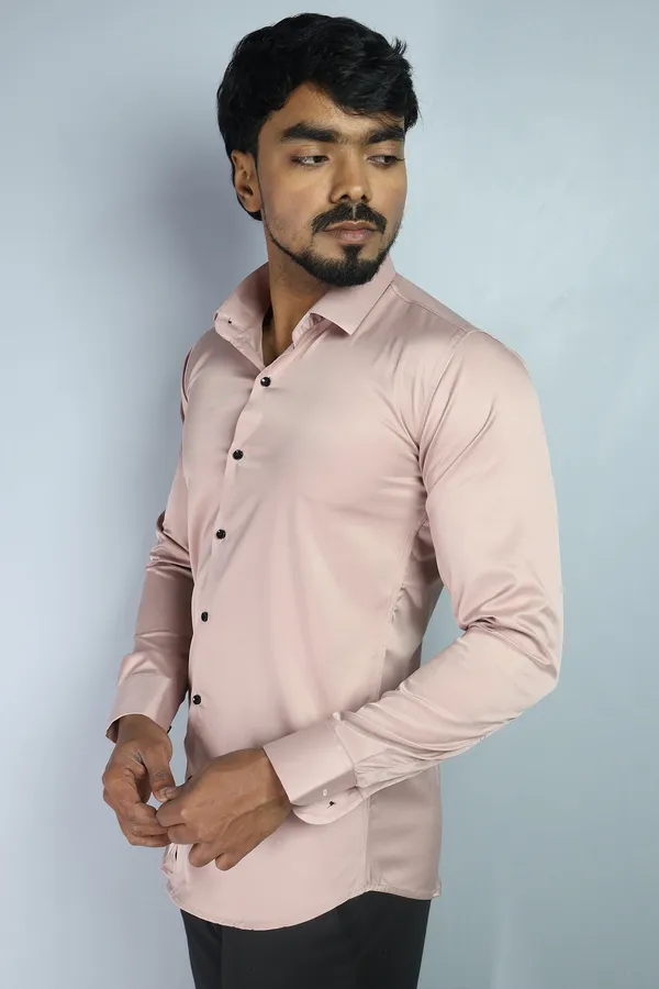 Peach_Slim_Fit_Premium_Casual_Shirt_For_Men
