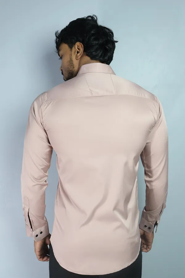 Peach_Slim_Fit_Premium_Casual_Shirt_For_Men
