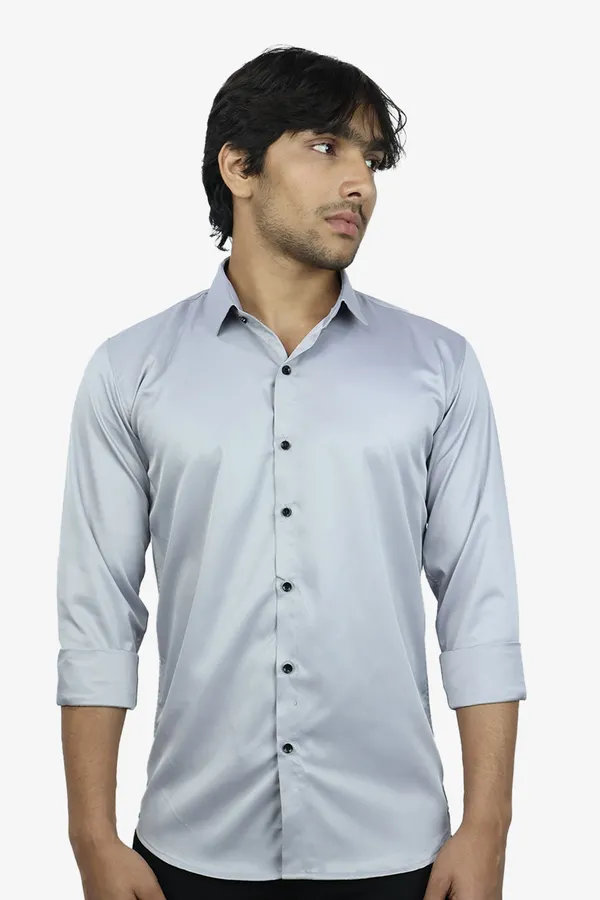 Light_Grey_Slim_Fit_Premium_Casual_Shirt_For_Men